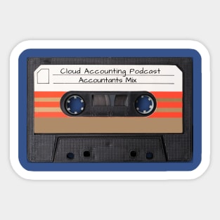 Accountants Mix Tape Sticker